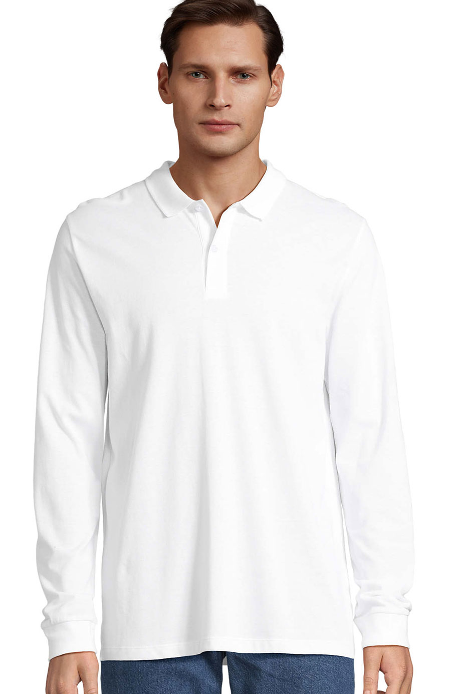Unisex Long Sleeve Polo Shirt Planet Sol's 4241 Unisex Long Sleeve Polo Shirt Planet Sol's 4241