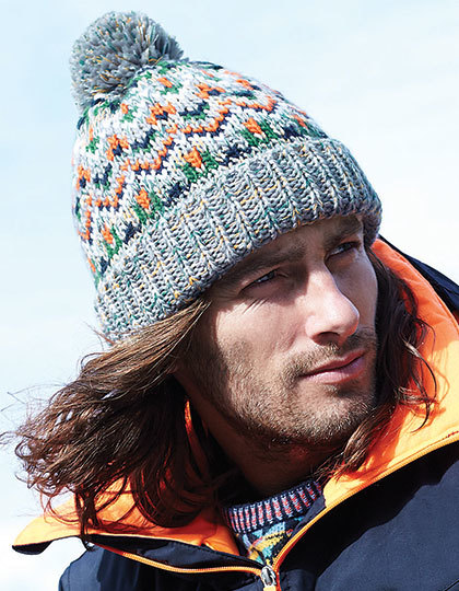 B458-foto Blizzard Bobble Beanie Beechfield B458