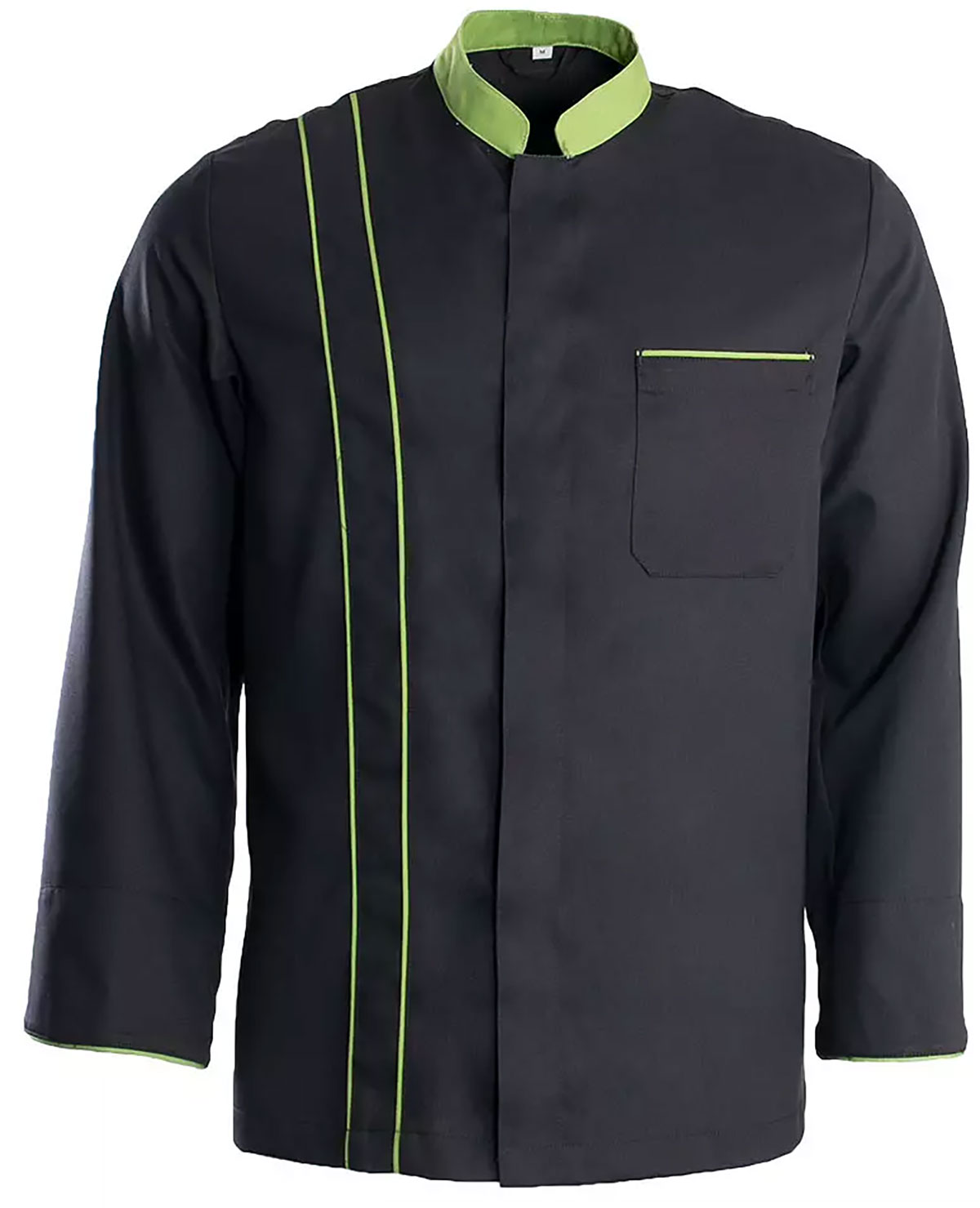Herren-gruen Kochjacke Herren Langarm 103517