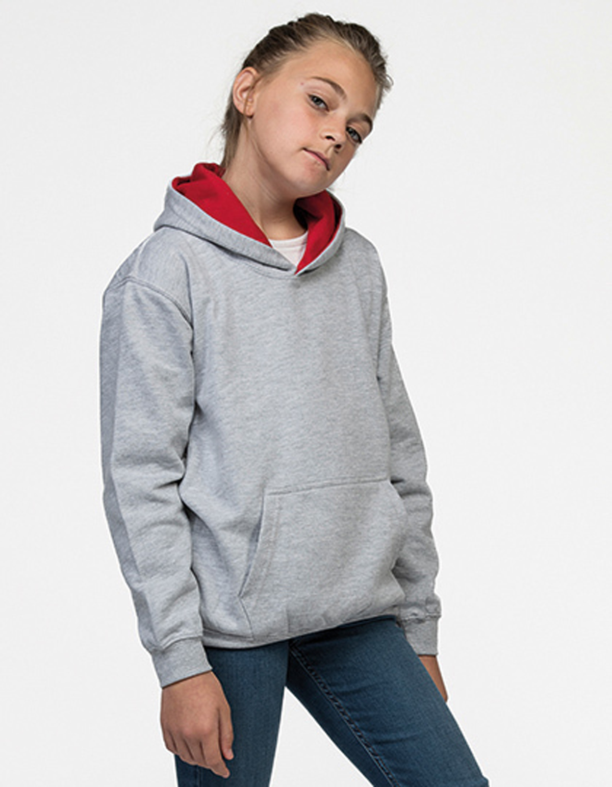 JH003K-foto11 Kids` Varsity Hoodie AWDis JH003K
