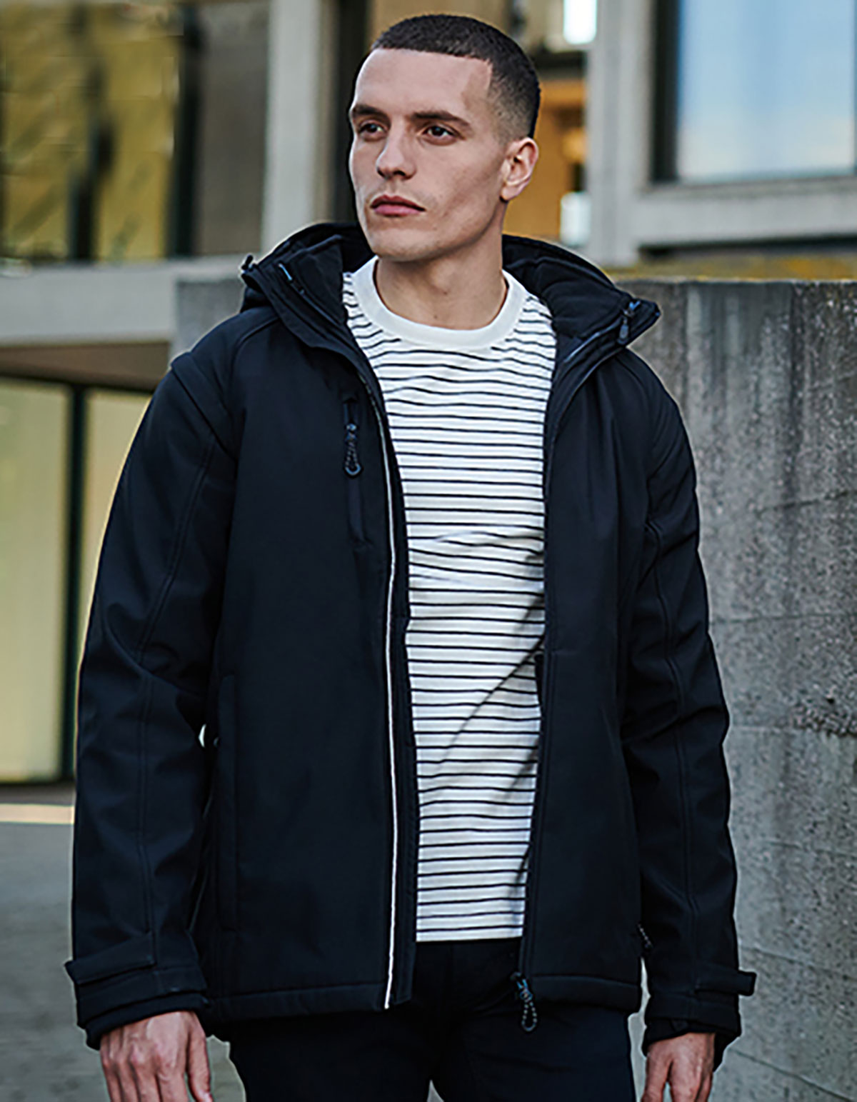 erasmus-DET Erasmus 4 in 1 Softshell Jacket Regatta RG713 mit abnehmbaren Ärmeln