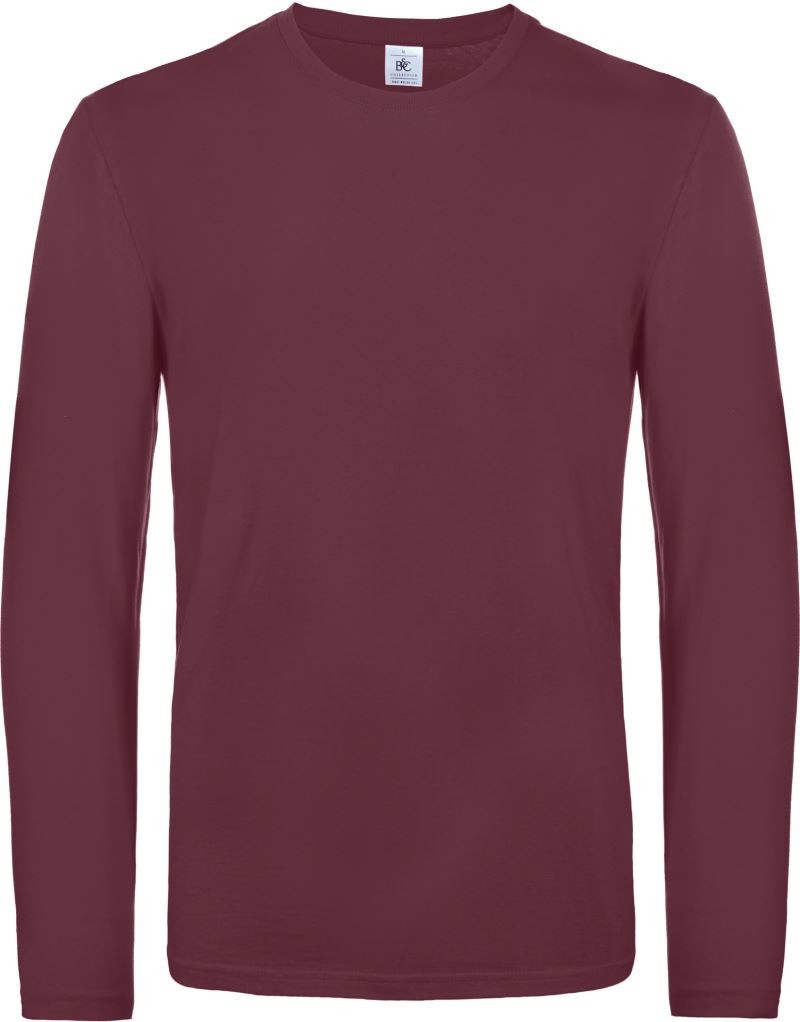 B-CE190LSL-burgundy burgundy