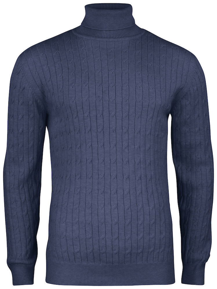 Blakely-Rollerneck-men-navy-melange navy melange