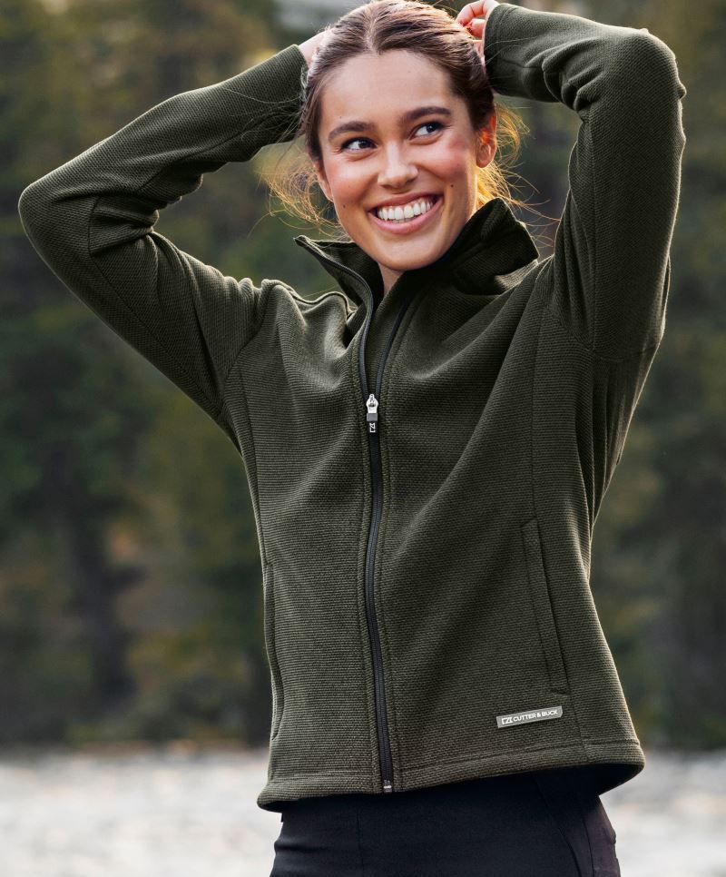Hunts Fleece Jacket Women Cutter & Buck 358433 Hunts Fleece Jacket Women Cutter & Buck 358433