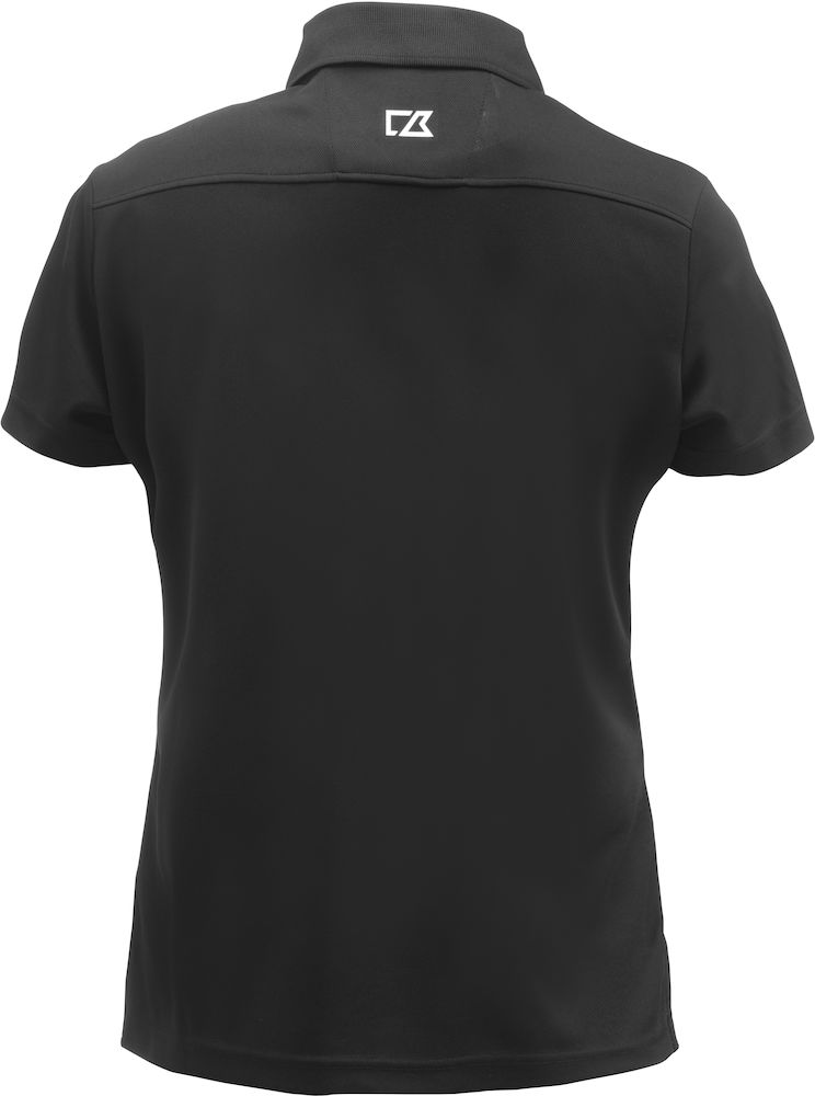 Kelowna-polo-ladies-back black