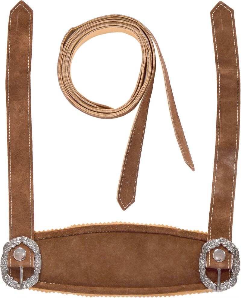 leather_brustschild_darkbrown Wechsel-Brustschild für Lederhosen