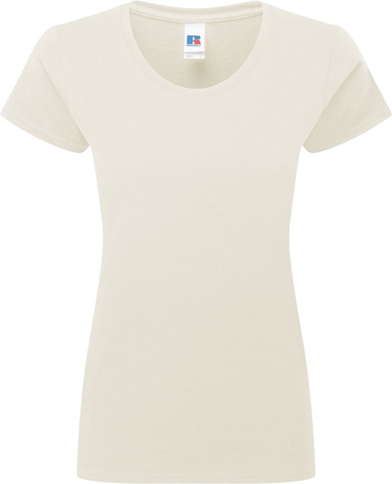 Schweres Damen T-Shirt Authentic Russell 180F Schweres Damen T-Shirt Authentic Russell 180F