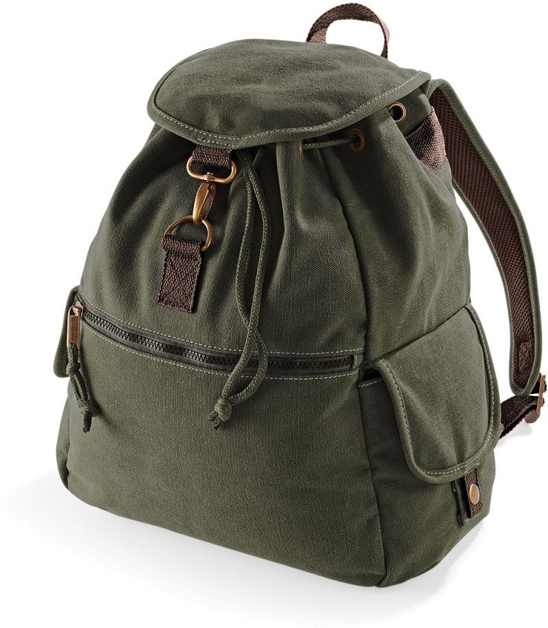 Vintage Canvas Backpack Quadra 612