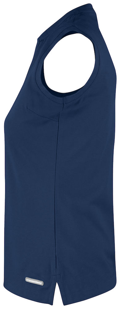 Advantage-sleeveless-ladies-side dark navy