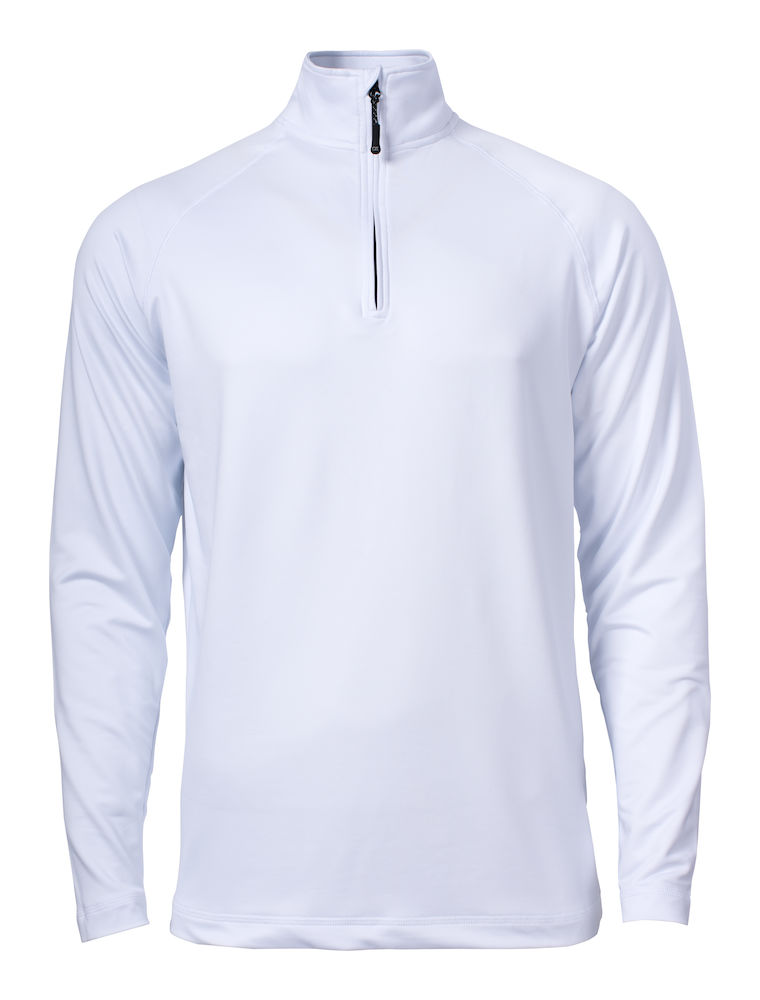 Coos-bay-half-zip-men-white white