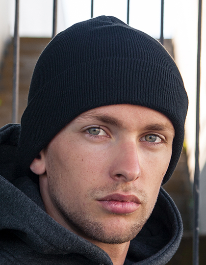 BY001-foto Heavy Knit Beanie Build Your Brand BY001