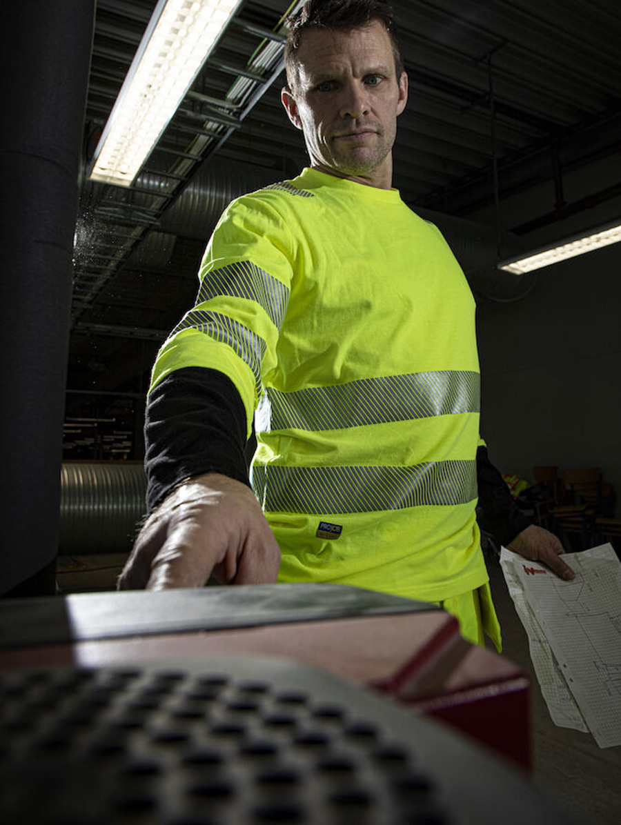Langarm T-Shirt EN ISO 20471 Klasse 3/2 ProJob 6014 Langarm T-Shirt EN ISO 20471 Klasse 3/2 ProJob 6014